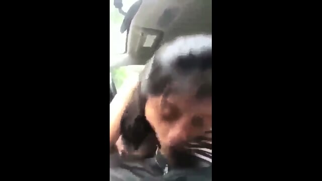 Blowjob To BF Inside Car