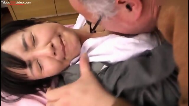 Japanese Family - Father Fucking Step Daughter - Sayo Arimoto