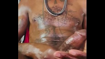 Oiled up BBC solo