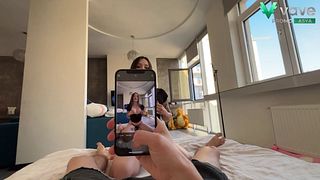 My stepsister seduced me and let me f@ck her and cum on her face and mouth