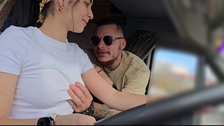 I picked up my favorite Uber customer without a bra