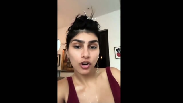 Mia Khalifa Smoking Topless Boob Tantalization Ppv