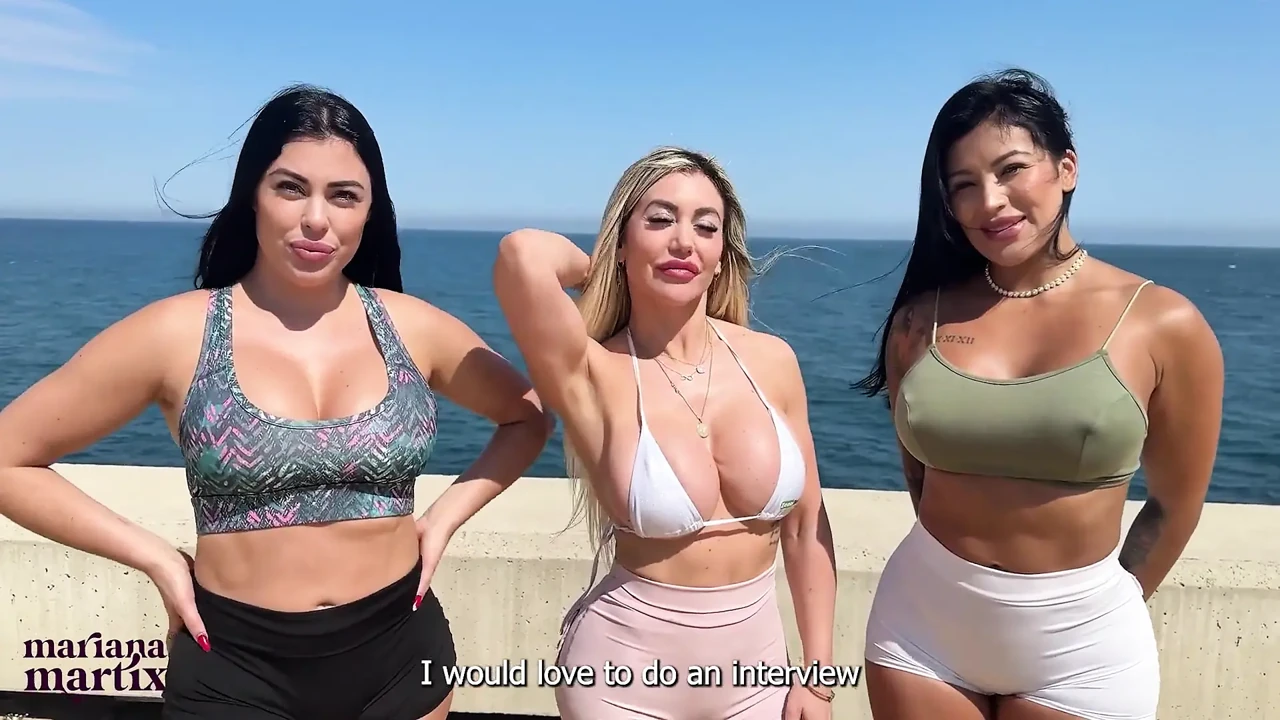 A Group of Friends Eager for Sex Fucks a Spaniard They Meet on the Beach - Mariana Martix.