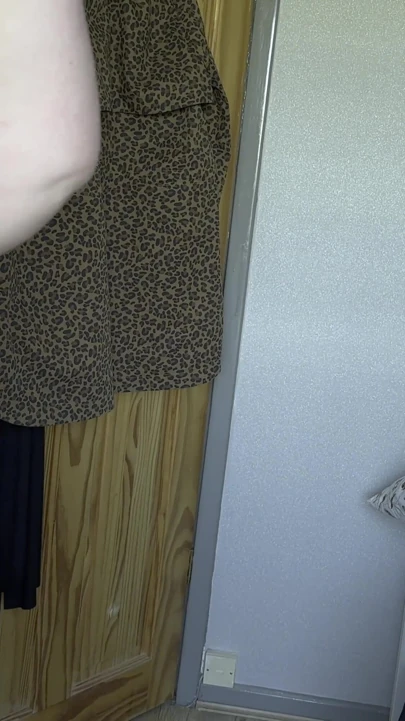real amateur chubby girl with tattoos tries on bras and dresses for you | Clip 2