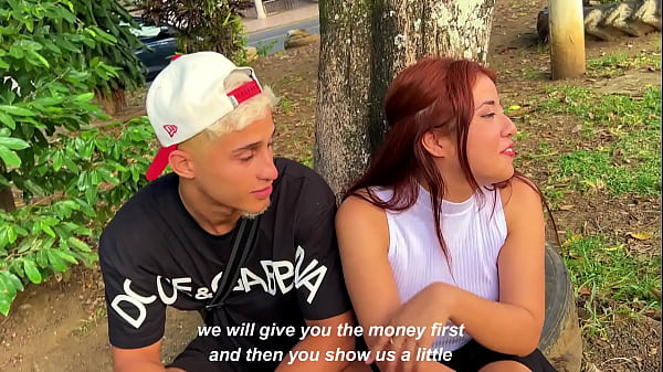 Fucked by a stranger after being offered money in the street - Cum in the mouth of MilanRodriguezx