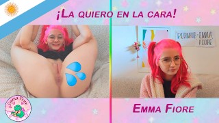 Argentinian submissive asks you for on her face
