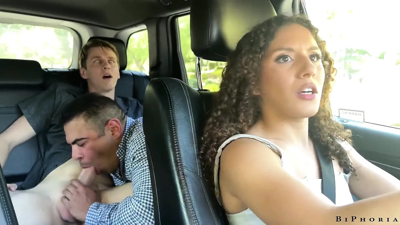 Biphoria - Hot Latin Gay Couple Smashes Hitchhiking Slut
