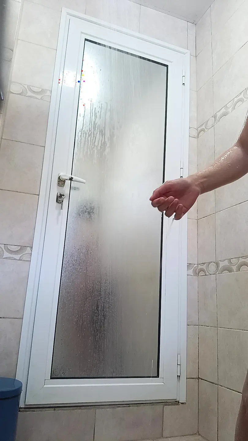 Hot bathroom shower show!