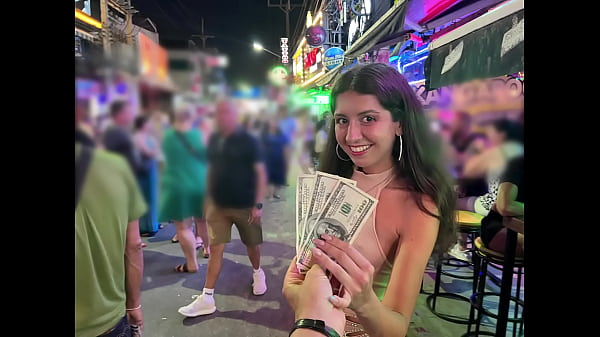Picked up a prostitute on public and fucked her in all holes, cum on her face