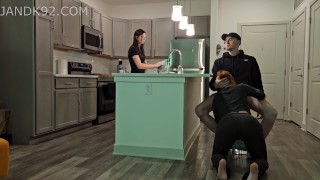 Sneaky Cheating Redhead Gets Free Use of Her Friend's Husband
