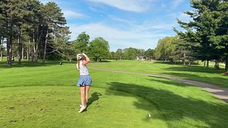 Golf Challenge Leads To Oral In The Hot Tub For The Winner!