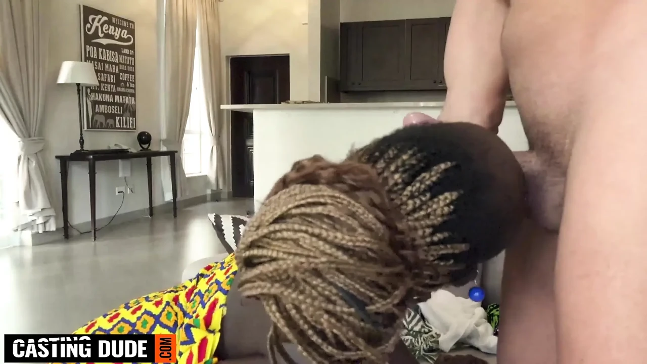 I ended up railing ROUGH this BLACK AMATEUR who walked in with her CV and her best bikini