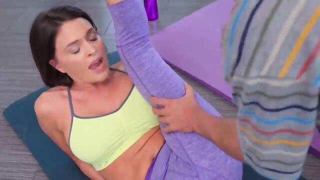 Are You Serious Mom Yoga Stepmom Fucks My Bf And I Join - Krissy Lynn