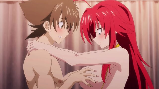Issei's Christmas Night Turns Into A Passionate Blowjob & Cum In Mouth • HENTAI UNCENSORED (Parody)
