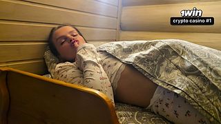 My horny roommate seduced me with her ass.
