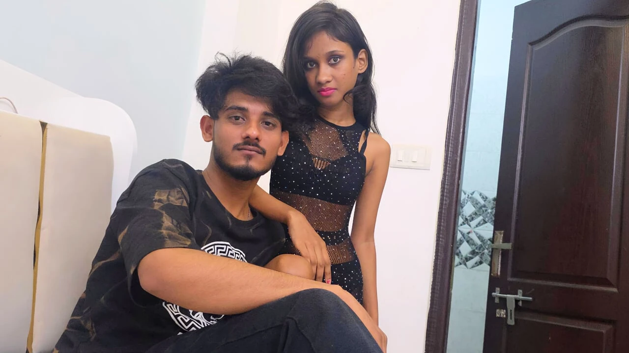 An Indian man went to his sister-in-law’s stepsister’s house and had intense sex with her using his large penis.