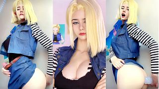 Android 18 Prefiere las Pollas Grandes 🔥🍆