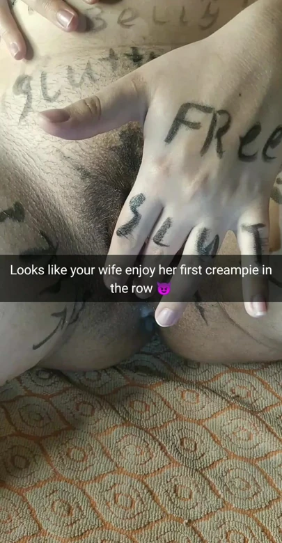 Cheating wife plays with her first unprotected creampie