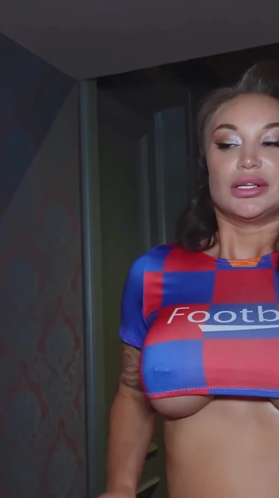 Football Cheerleader Gets Anal From Teacher and Ends with Cum on Tits