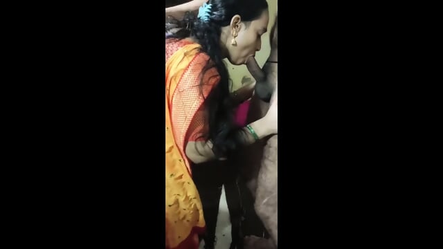 Desi Real Mom Helping Her Step Son Blowjob Cumout