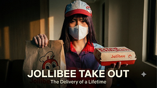 Jollibee take out!! NAG-ORDER NG CHICKENJOY, PERO CREW ANG INUWI?!
