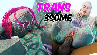ALT POV 3some with a ladyboy