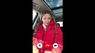 Facetime JOI from my car!! Public orgasm instruction!