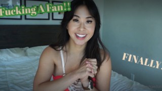 FINALLY FUCKING A FAN!