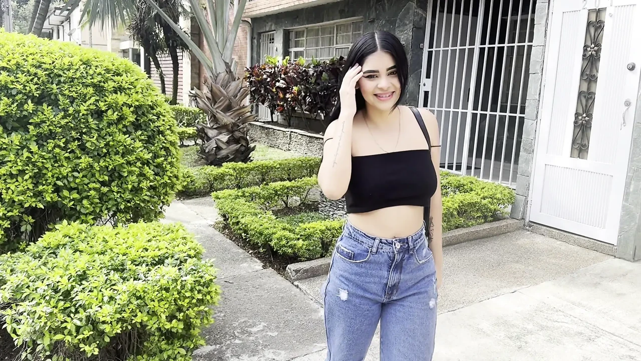 I take home this 18 year old with giant tits