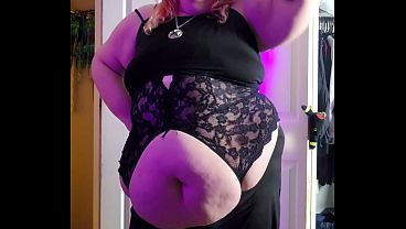 Lace Bodysuit BBW Striptease