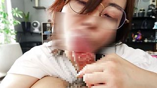 I got so excited by the girl with glasses' service that I ended up cumming inside her instead of in her mouth as planned 💦