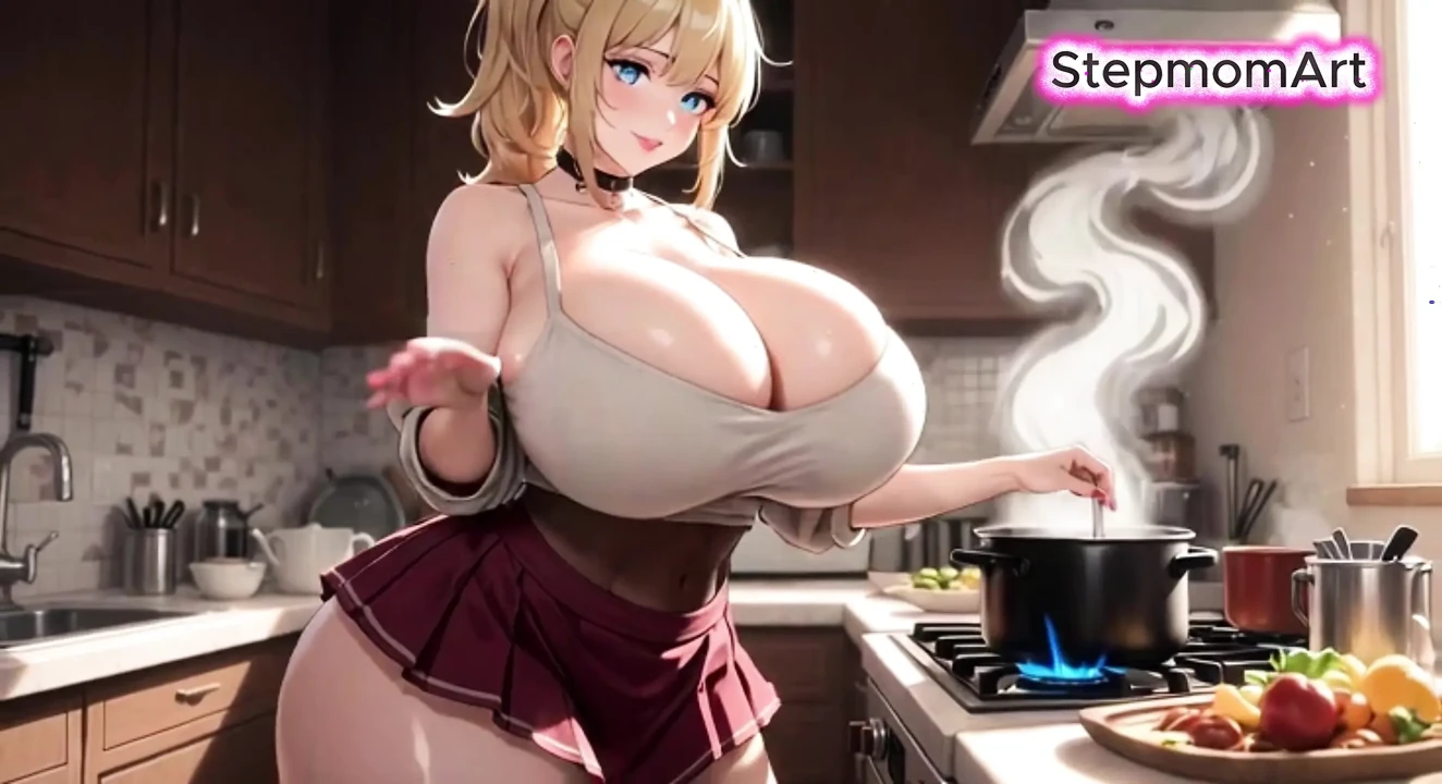 JOI Stepmom Dripping Kitchen Solo - Come with me 100% You'll cum - Dirty Talk
