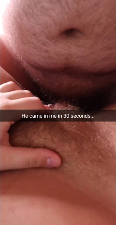 Fat stepdaddy cums inside my pussy in 30 seconds - Milky Mari