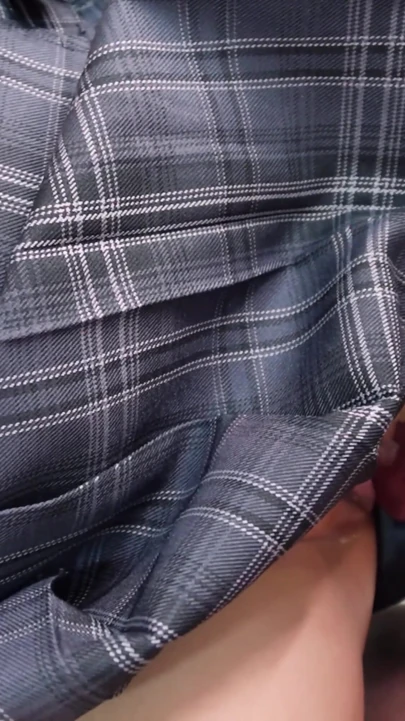 'Looks Like We Got Caught' - Fucked Her to Squirt on the First Date in a Public Toilet | Clip 3