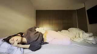 I want to do it quickly before my husband gets out of the shower.