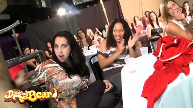 DANCING BEAR - Ali Rails A Hot Chick In Front Of Cheering Girls Dick Sucking Mayhem