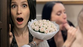 On February 14, a fan gave me a bouquet, I had to suck him off so that he would leave me behind!