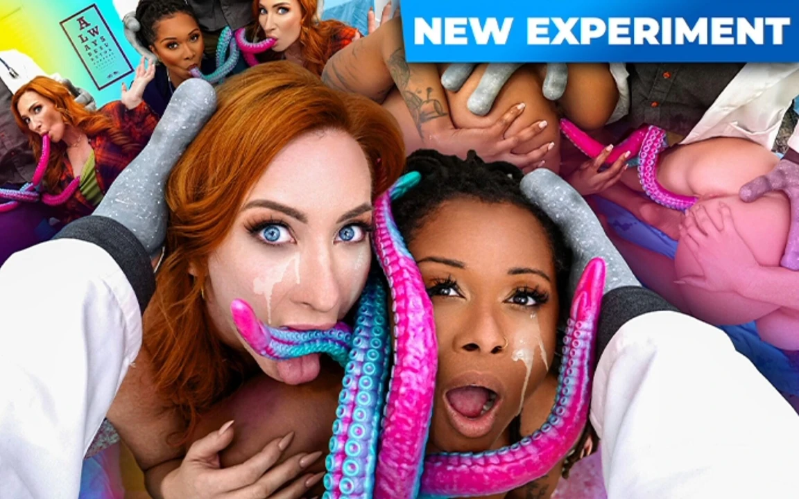 Busty Sophia Locke and Cali Sweets Get Freaky in Interstellar Rule 34 Threesome