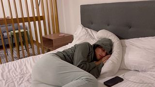 My girlfriend puts her long finger in my tight pussy