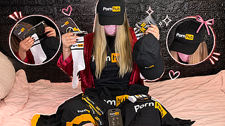 Unboxing the Sweetest Gifts from PornHub for 25K Subscribers 🖤🧡