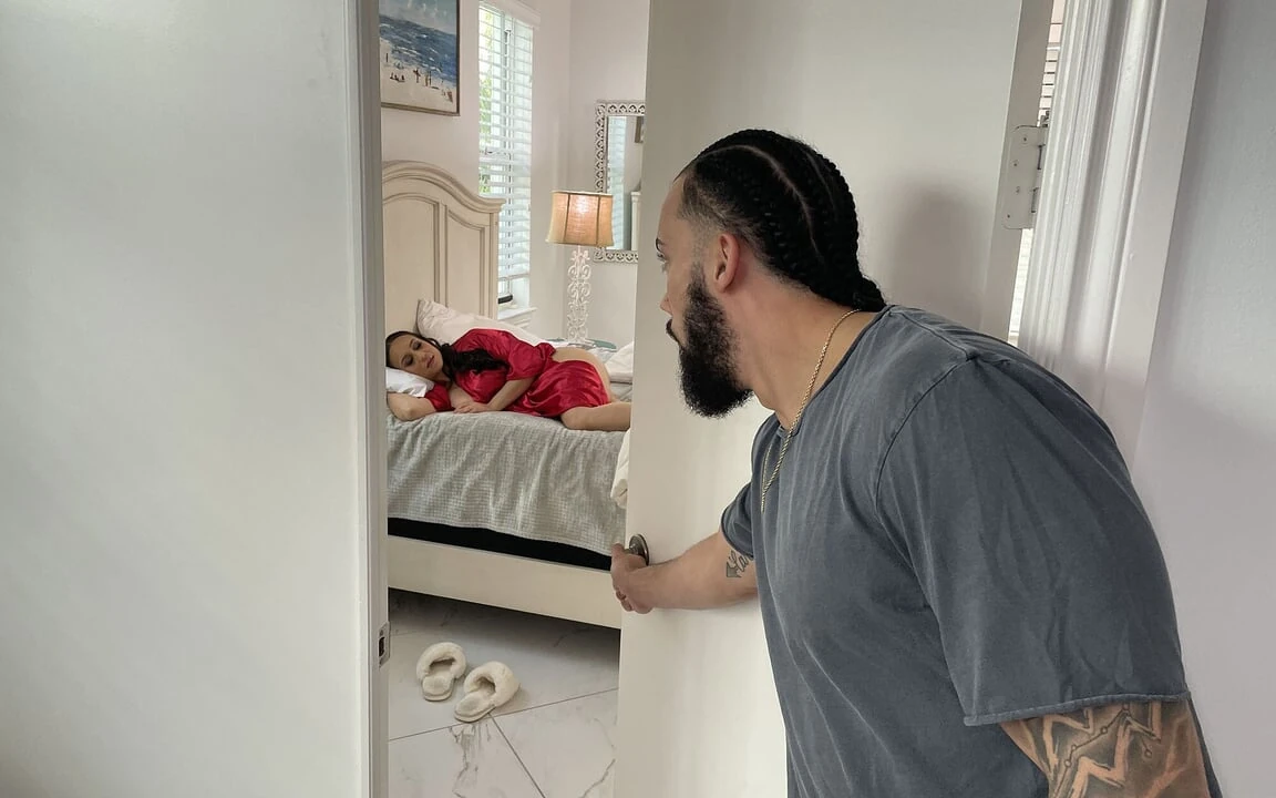 Your Father Is Not Home, Right? Big Tits Step Mom Fucks Horny Step Son’s BBC