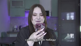 Porn story - Mistress turned her husband into a slave (Russian, strap-on, facial cumshot)
