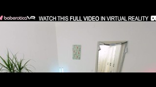 Solo chick,Milka Way is masturbating at home,in VR.