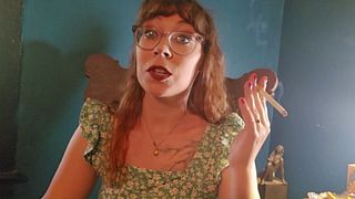 Redhead MILFs naughty smoking fetish habits