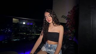 My first Orgasm - I met this strange guy and he fucked me on his balcony.