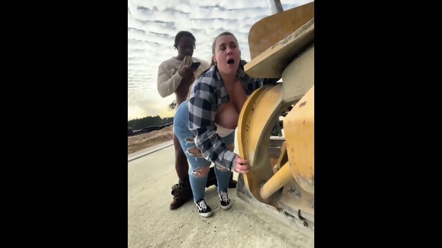 She Fucking Right Next To The John Deere