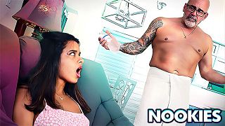 Nookies- Latina Isabella Jules Craves Older DILF's Dong