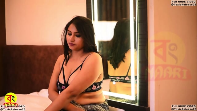 Annesha In Black Saree-Bong Naari Kolkata Diamond Membership YT
