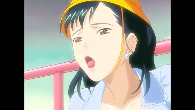 Hentai Big Ass MILF Gets Stuck UNCENSORED