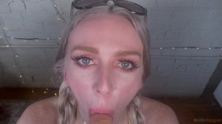 POV Spring Break Slut Sucks Your Cock